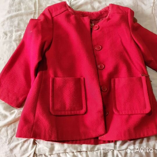 Пальто для девочки 116 122