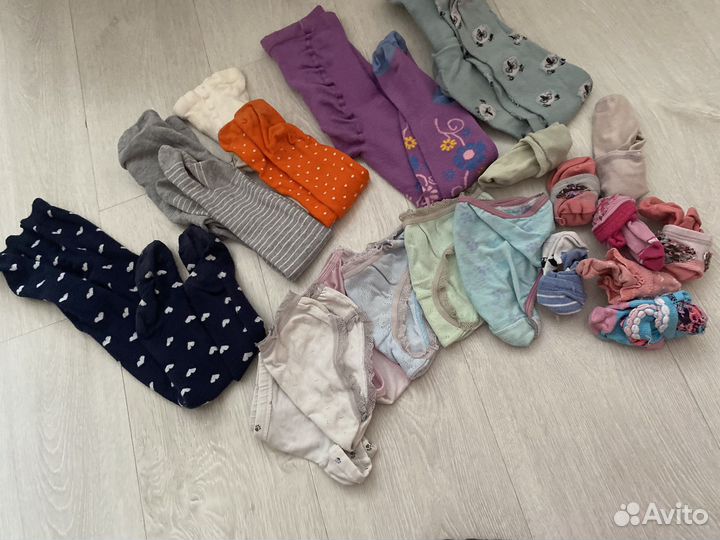 Вещи пакетом на девочку 80