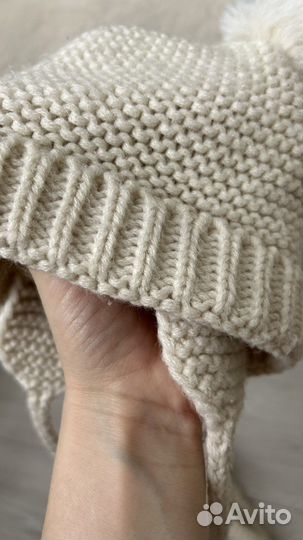 Комплект шапка, шарф, варежки zara