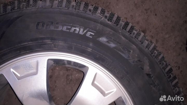 245/70 R17 Toyo Observe GSi-5 Зима Литые R17 pсd:6