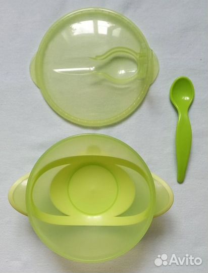 Набор детской силиконовой посуды для кормления