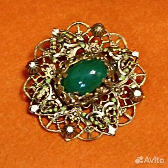 Антикварные броши. Чехословакия