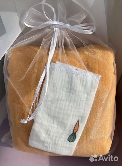 Муслиновый плед покрывало для новорожденных новый