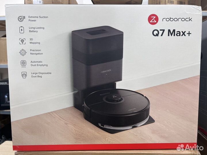 Робот-пылесос Roborock Q7 Max Plus черный