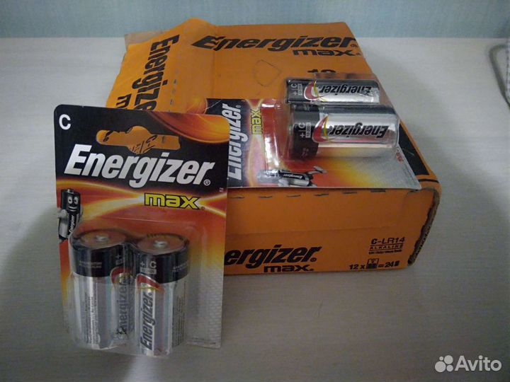 Батарейки Energizer Max C/LR14 (2шт.)