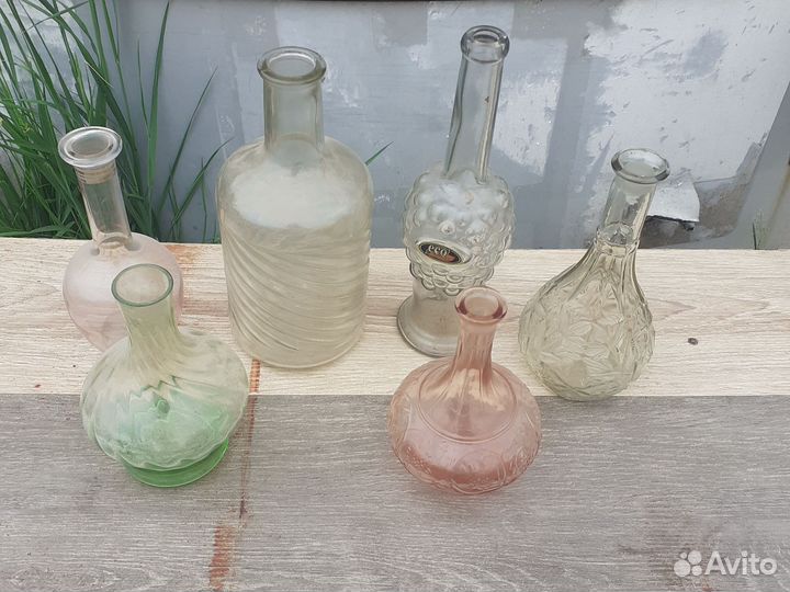 Штофы и графины СССР стекло