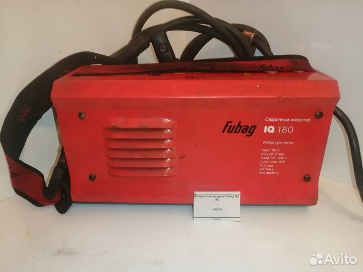 Сварочный аппарат Fubag IQ 180