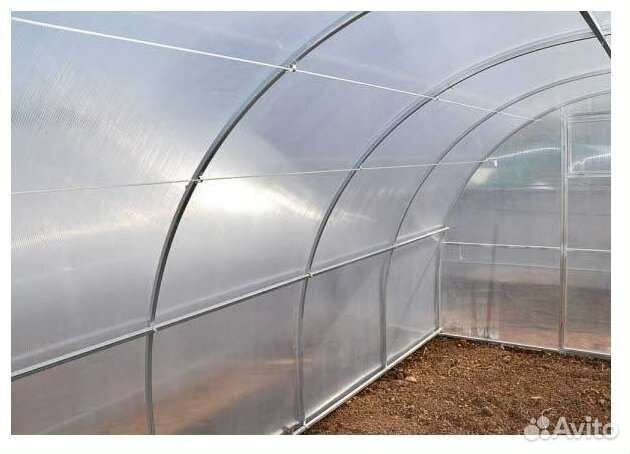 Теплица усиленная 8м поликарбонат грядки,рассрочка