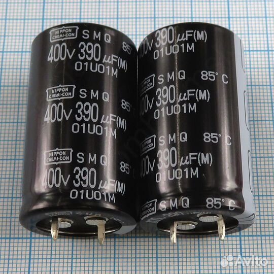 390uF 400v 400v390uF 25x45 SMQ - Электролитический