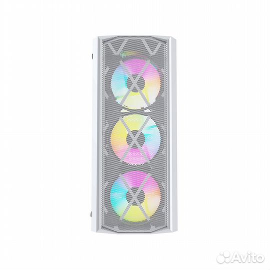 Корпус Powercase Rhombus X4 White cmrmw-L4