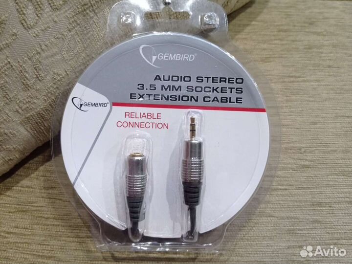 Стерео аудио кабель Gembird ccap-3535mf-6