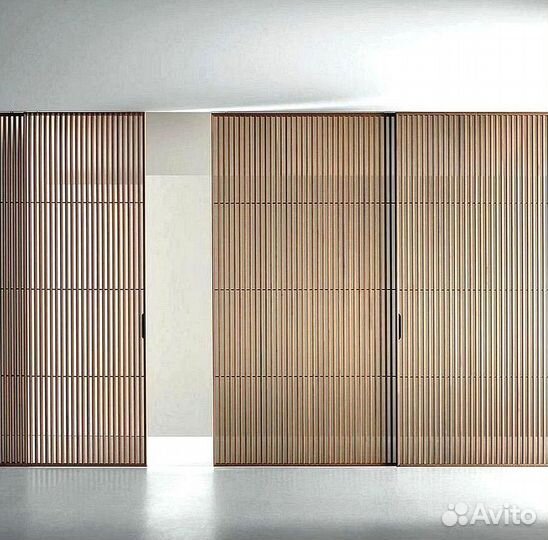 Раздвижная реечная дверь