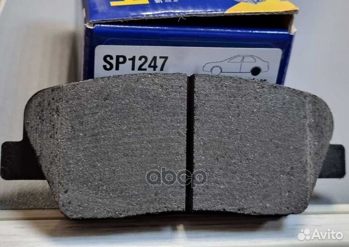 Колодки тормозные задние sangsin brake SP1247 H
