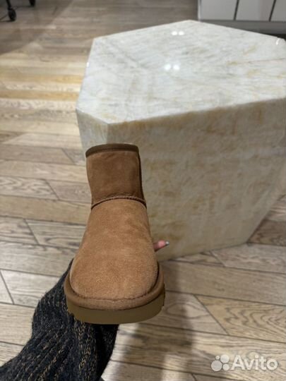 Ugg классические мини рыжые без платформы