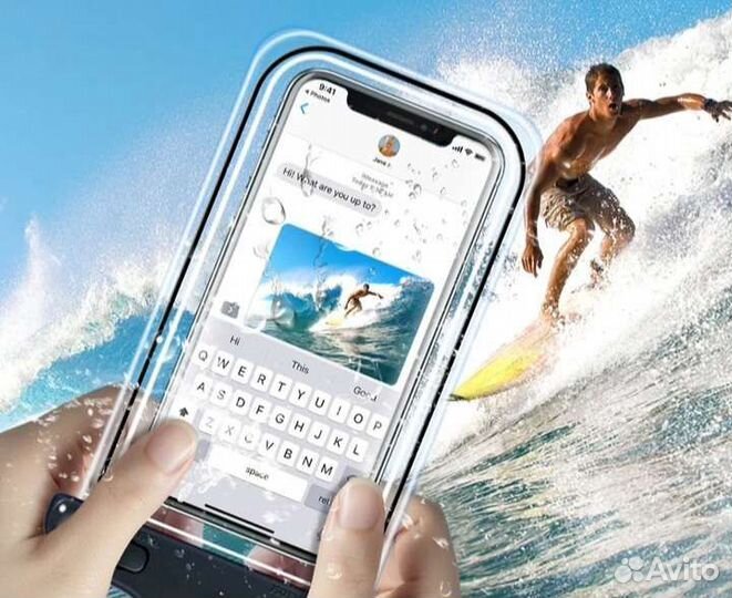 Универсальный водонепроницаемый чехол на телефон