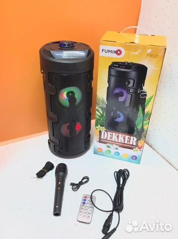 Портативная колонка fumiko dekker подсветка микроф