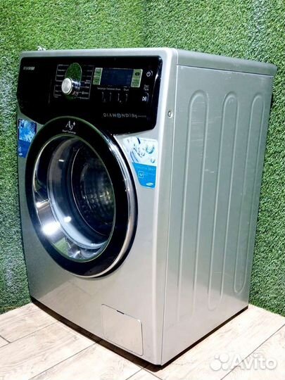 Стиральная машина б/у Samsung чёрная eco bubble