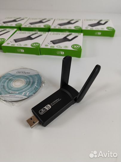 Wi-Fi адаптер для пк AC1300 5 ггц