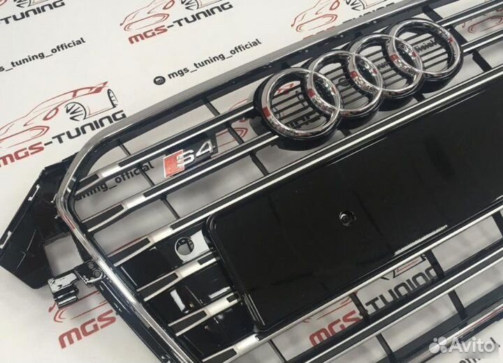 Решётка на Audi A4 11-15 гг. S4 стиль 1