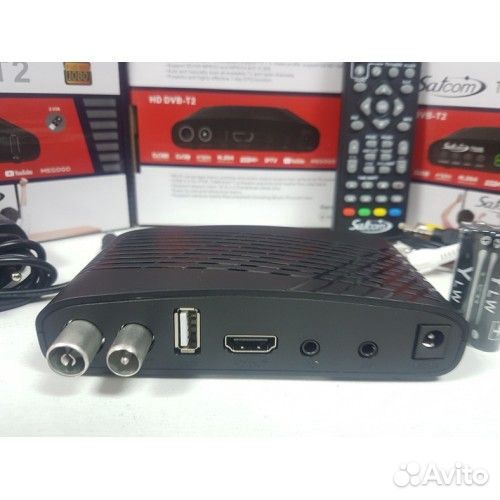 Цифровой DVB-T2/C тюнер ресивер приставка Т2 SatCo
