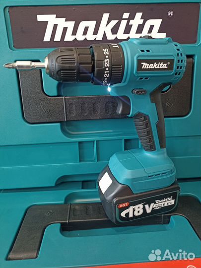 Набор инструментов Makita 2в1, 2АКБ, безщеточный