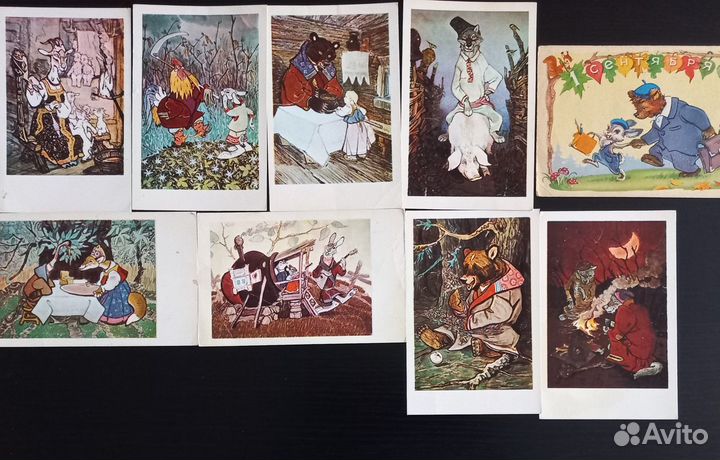 Открытки 1960-е. Сказки