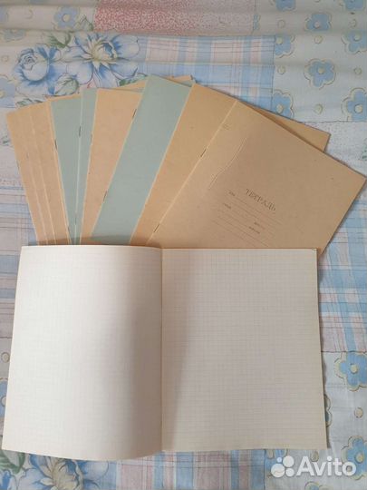 Тетради, альбомы и бумага для черчения А4 СССР