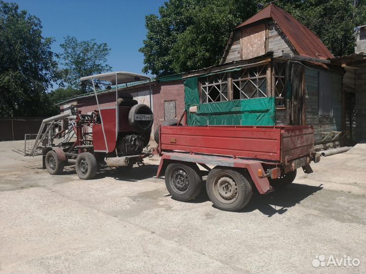 Минитрактор с куном самодельный