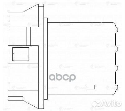 Резистор э/вент. отоп. nissan qashqai (manual A/C)