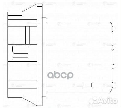 Резистор э/вент. отоп. nissan qashqai (manual A/C)