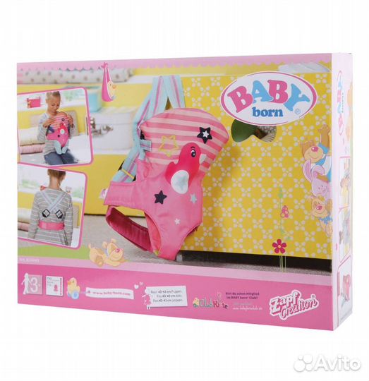 Набор для куклы беби борн переноска Zapf Creation