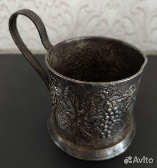 Подстаканник мельхиор СССР Винтаж