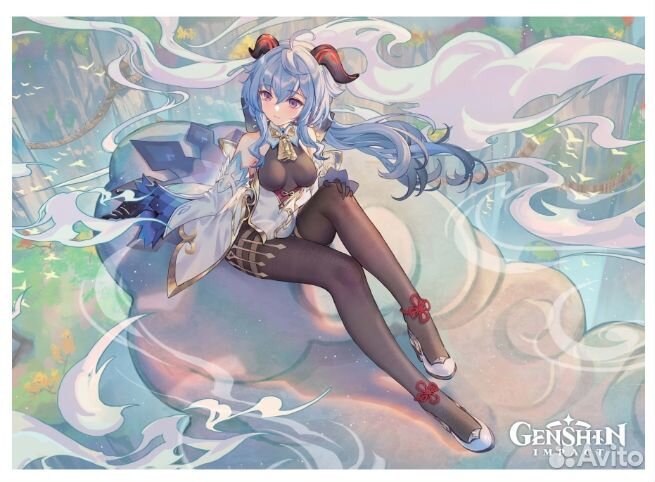 Постеры интерьерные Плакат Геншин Импакт набор