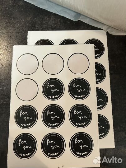 Наклейки для свечей