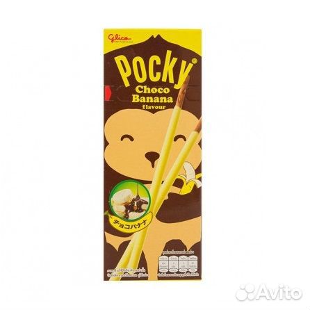 Бисквитные палочки Pocky Банан в шоколаде, 25г