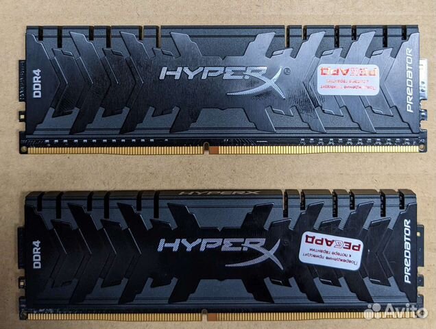 DDR4 CL12 - набор 2 x 8Gb - 2400Mhz HyperX