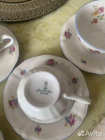 Антикварная Чайная пара Бавария