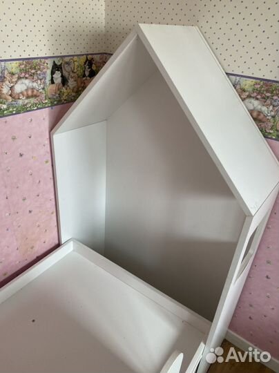 Детская кровать домик с матрасом