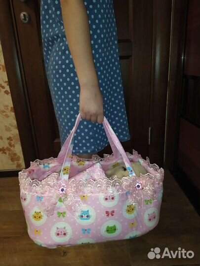 Новая Люлька-переноска ручной работы для игрушек