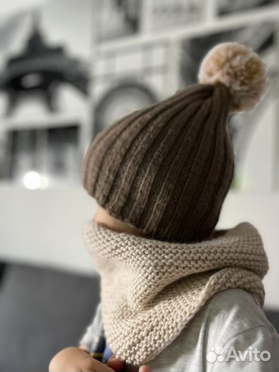 Снуд и шапочка комплект 48-50