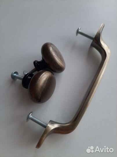 Мебельные ручки латунь