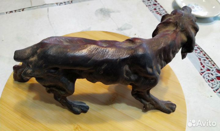 Собака борзая Касли литьё дефект