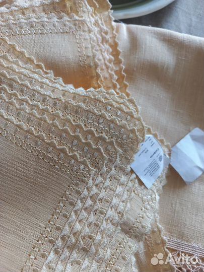 Комплект столовый 100 лен (новый)