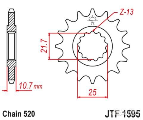 Цепь DID zvmx G&G и 2 звезды JT Yamaha XJ6 FZ6R