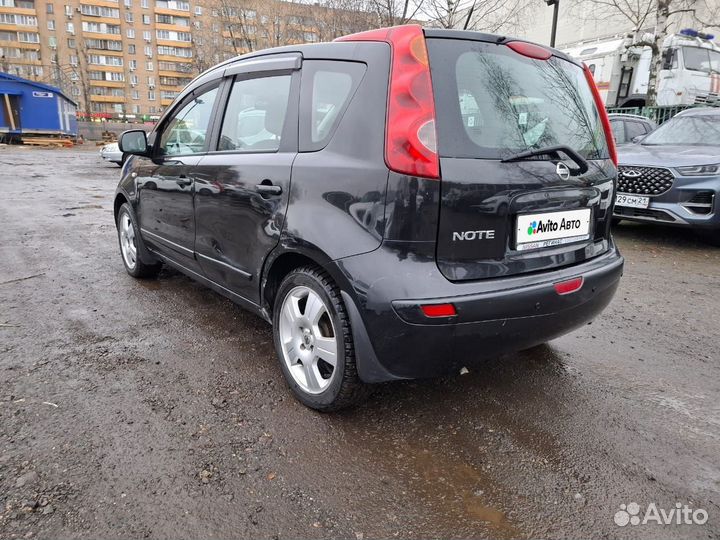 Nissan Note 1.6 AT, 2007, 249 079 км