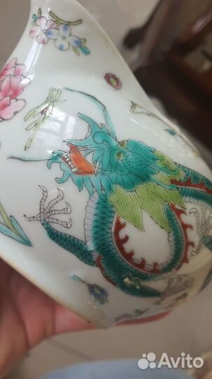 Посуда Китай Дракон и Феникс ручная роспись