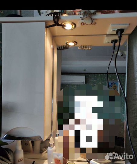 Зеркальный шкаф в ванную с подсветкой