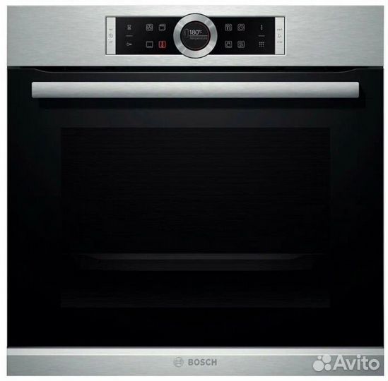 Электрический духовой шкаф Bosch HBG672BS1, нержав