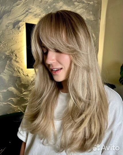 Сложное окрашивание мелирование airtouch стрижки