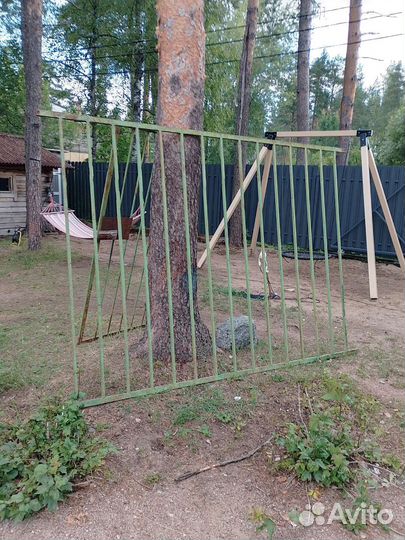 Забор из профтрубы + ворота + калитка